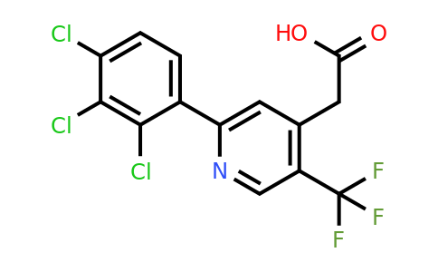 1361587-52-1 | 2-(2,3,4-Trichlorophenyl)-5-(trifluoromethyl)pyridine-4-acetic acid