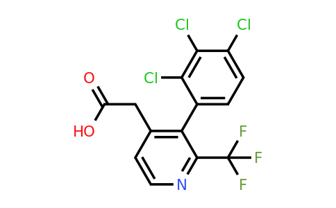 1361587-61-2 | 3-(2,3,4-Trichlorophenyl)-2-(trifluoromethyl)pyridine-4-acetic acid