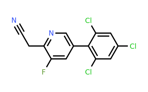 1361590-42-2 | 3-Fluoro-5-(2,4,6-trichlorophenyl)pyridine-2-acetonitrile