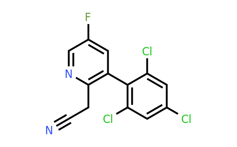 1361590-47-7 | 5-Fluoro-3-(2,4,6-trichlorophenyl)pyridine-2-acetonitrile