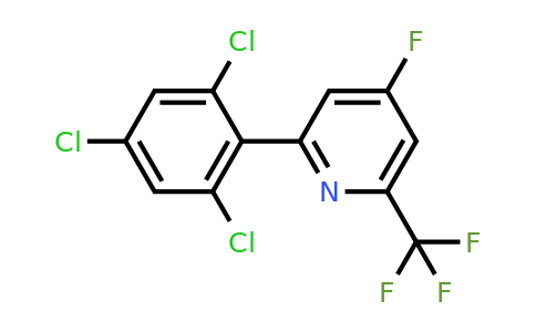 1361590-81-9 | 4-Fluoro-2-(2,4,6-trichlorophenyl)-6-(trifluoromethyl)pyridine