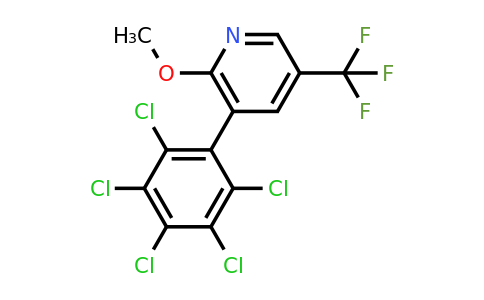 1361591-28-7 | 2-Methoxy-3-(perchlorophenyl)-5-(trifluoromethyl)pyridine
