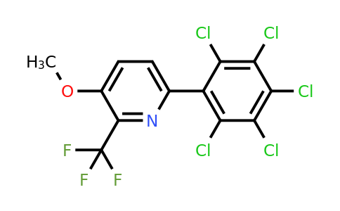 1361591-34-5 | 3-Methoxy-6-(perchlorophenyl)-2-(trifluoromethyl)pyridine