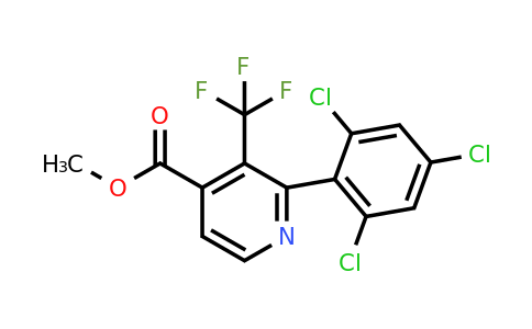 1361592-61-1 | Methyl 2-(2,4,6-trichlorophenyl)-3-(trifluoromethyl)isonicotinate