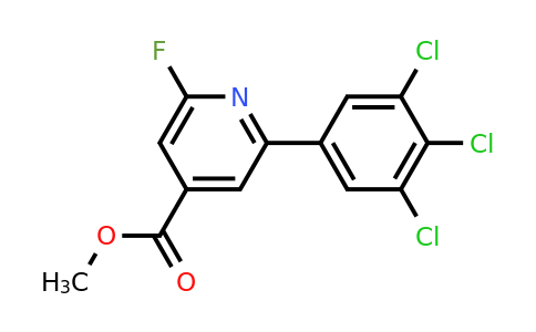 1361595-67-6 | Methyl 2-fluoro-6-(3,4,5-trichlorophenyl)isonicotinate