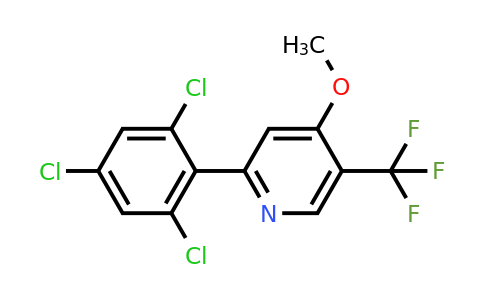 1361595-70-1 | 4-Methoxy-2-(2,4,6-trichlorophenyl)-5-(trifluoromethyl)pyridine