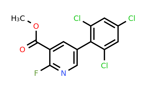 1361595-72-3 | Methyl 2-fluoro-5-(2,4,6-trichlorophenyl)nicotinate