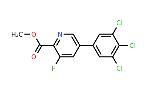 1361595-77-8 | Methyl 3-fluoro-5-(3,4,5-trichlorophenyl)picolinate
