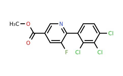1361597-05-8 | Methyl 5-fluoro-6-(2,3,4-trichlorophenyl)nicotinate