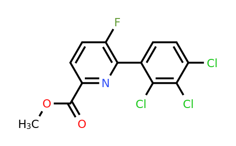 1361597-12-7 | Methyl 5-fluoro-6-(2,3,4-trichlorophenyl)picolinate