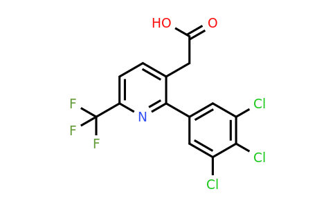 1361599-14-5 | 2-(3,4,5-Trichlorophenyl)-6-(trifluoromethyl)pyridine-3-acetic acid