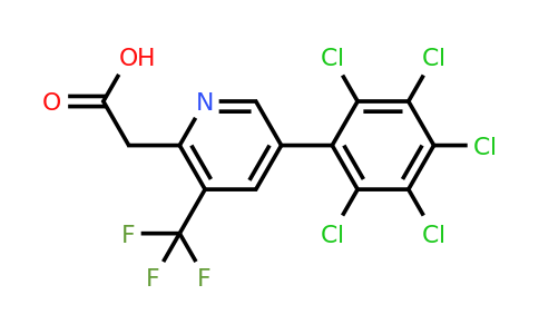1361599-83-8 | 5-(Perchlorophenyl)-3-(trifluoromethyl)pyridine-2-acetic acid