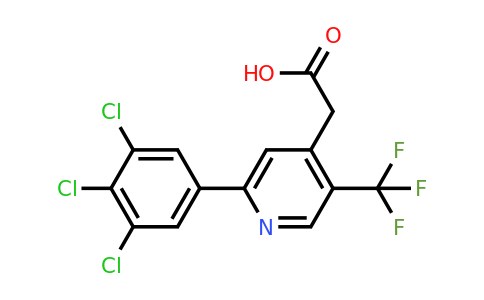 1361599-86-1 | 2-(3,4,5-Trichlorophenyl)-5-(trifluoromethyl)pyridine-4-acetic acid