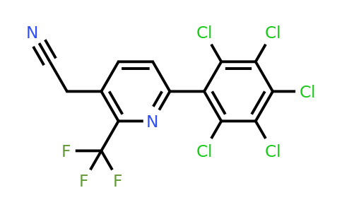 1361599-90-7 | 6-(Perchlorophenyl)-2-(trifluoromethyl)pyridine-3-acetonitrile