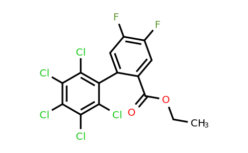 1361600-44-3 | Ethyl 4,5-difluoro-2',3',4',5',6'-pentachlorobiphenyl-2-carboxylate