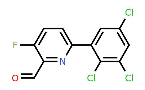 1361600-47-6 | 3-Fluoro-6-(2,3,5-trichlorophenyl)picolinaldehyde