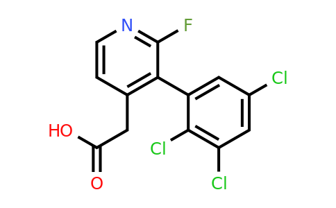 1361600-48-7 | 2-Fluoro-3-(2,3,5-trichlorophenyl)pyridine-4-acetic acid