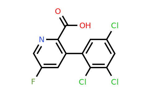 1361600-54-5 | 5-Fluoro-3-(2,3,5-trichlorophenyl)picolinic acid