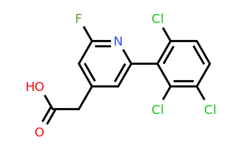 1361600-55-6 | 2-Fluoro-6-(2,3,6-trichlorophenyl)pyridine-4-acetic acid