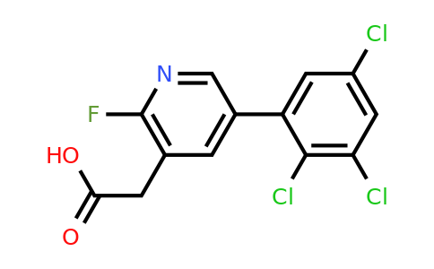 1361600-71-6 | 2-Fluoro-5-(2,3,5-trichlorophenyl)pyridine-3-acetic acid
