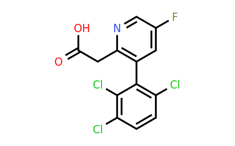 1361600-81-8 | 5-Fluoro-3-(2,3,6-trichlorophenyl)pyridine-2-acetic acid