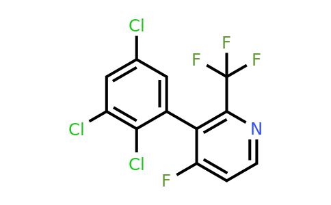 1361601-23-1 | 4-Fluoro-3-(2,3,5-trichlorophenyl)-2-(trifluoromethyl)pyridine