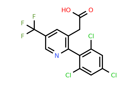 1361601-39-9 | 2-(2,4,6-Trichlorophenyl)-5-(trifluoromethyl)pyridine-3-acetic acid