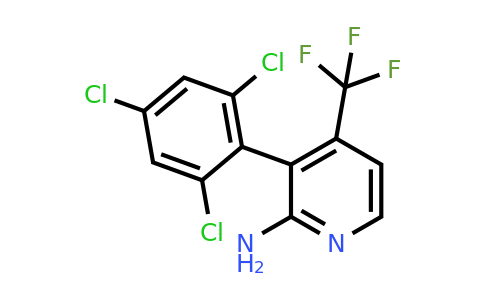 1361602-36-9 | 2-Amino-3-(2,4,6-trichlorophenyl)-4-(trifluoromethyl)pyridine