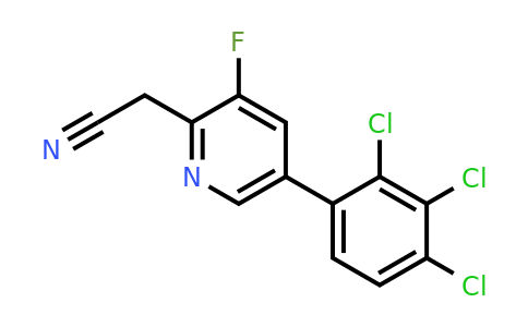 1361603-86-2 | 3-Fluoro-5-(2,3,4-trichlorophenyl)pyridine-2-acetonitrile