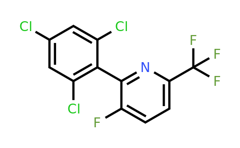 1361604-11-6 | 3-Fluoro-2-(2,4,6-trichlorophenyl)-6-(trifluoromethyl)pyridine