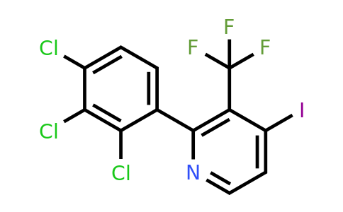 1361606-88-3 | 4-Iodo-2-(2,3,4-trichlorophenyl)-3-(trifluoromethyl)pyridine