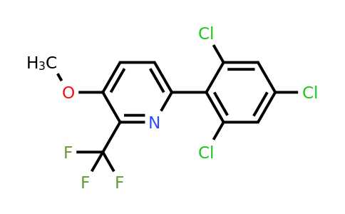 1361607-95-5 | 3-Methoxy-6-(2,4,6-trichlorophenyl)-2-(trifluoromethyl)pyridine