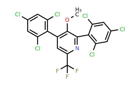 1361608-90-3 | 2,4-Bis(2,4,6-trichlorophenyl)-3-methoxy-6-(trifluoromethyl)pyridine