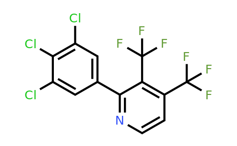 1361609-47-3 | 3,4-Bis(trifluoromethyl)-2-(3,4,5-trichlorophenyl)pyridine