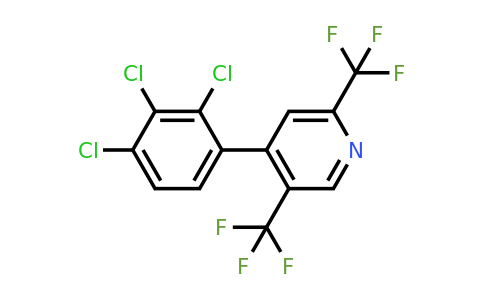 1361610-49-2 | 2,5-Bis(trifluoromethyl)-4-(2,3,4-trichlorophenyl)pyridine