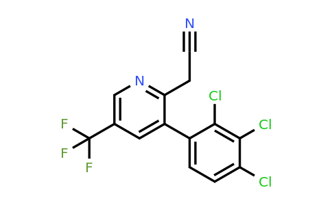 1361610-67-4 | 3-(2,3,4-Trichlorophenyl)-5-(trifluoromethyl)pyridine-2-acetonitrile