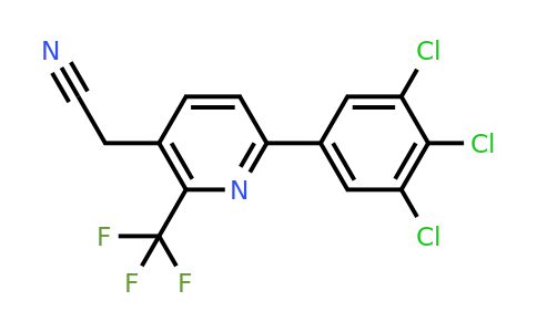 1361610-77-6 | 6-(3,4,5-Trichlorophenyl)-2-(trifluoromethyl)pyridine-3-acetonitrile
