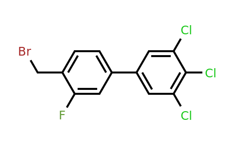 1361610-79-8 | 4'-(Bromomethyl)-3'-fluoro-3,4,5-trichlorobiphenyl