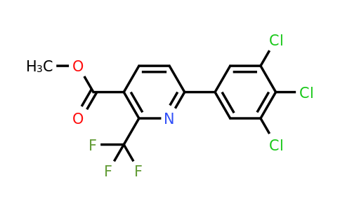 1361645-06-8 | Methyl 6-(3,4,5-trichlorophenyl)-2-(trifluoromethyl)nicotinate