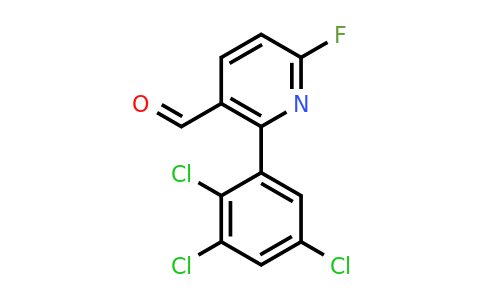 1361646-80-1 | 6-Fluoro-2-(2,3,5-trichlorophenyl)nicotinaldehyde