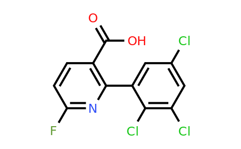 1361646-88-9 | 6-Fluoro-2-(2,3,5-trichlorophenyl)nicotinic acid