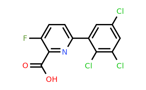 1361646-93-6 | 3-Fluoro-6-(2,3,5-trichlorophenyl)picolinic acid