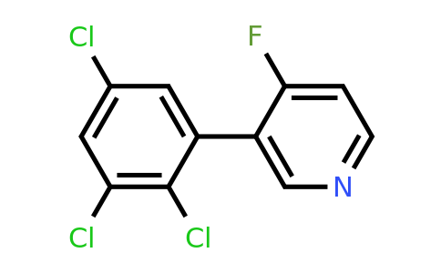 1361647-14-4 | 4-Fluoro-3-(2,3,5-trichlorophenyl)pyridine
