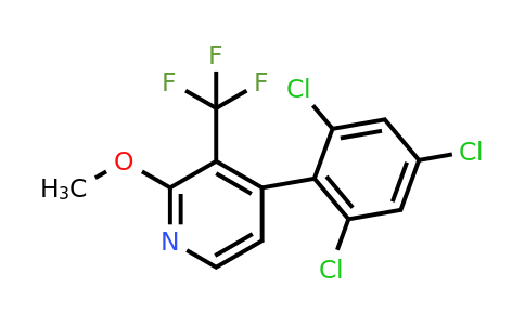 1361647-34-8 | 2-Methoxy-4-(2,4,6-trichlorophenyl)-3-(trifluoromethyl)pyridine