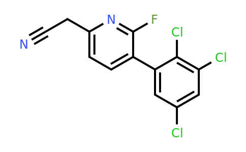 1361647-39-3 | 2-Fluoro-3-(2,3,5-trichlorophenyl)pyridine-6-acetonitrile