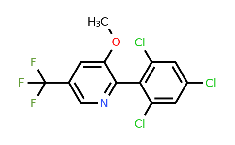 1361647-43-9 | 3-Methoxy-2-(2,4,6-trichlorophenyl)-5-(trifluoromethyl)pyridine
