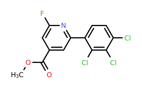 1361648-57-8 | Methyl 2-fluoro-6-(2,3,4-trichlorophenyl)isonicotinate