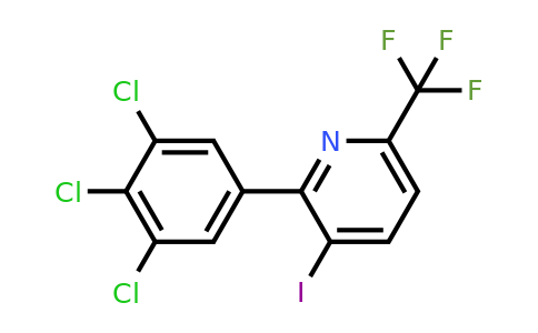 1361649-39-9 | 3-Iodo-2-(3,4,5-trichlorophenyl)-6-(trifluoromethyl)pyridine