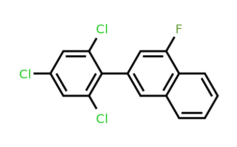 1361649-87-7 | 1-Fluoro-3-(2,4,6-trichlorophenyl)naphthalene