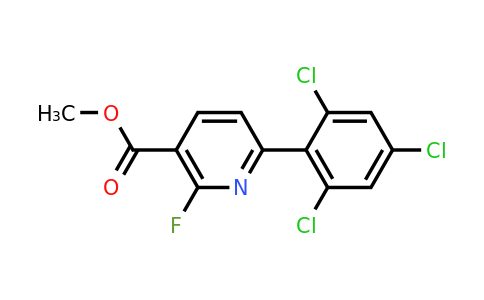 1361650-42-1 | Methyl 2-fluoro-6-(2,4,6-trichlorophenyl)nicotinate